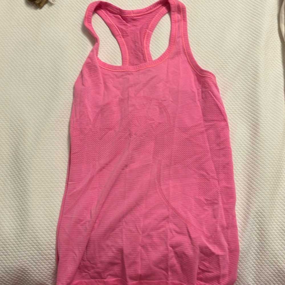 Lulu lemon hot pink workout tank